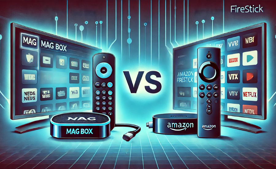 MAG BOX vs. Amazon Fire Stick: The Best for Multi-User Households